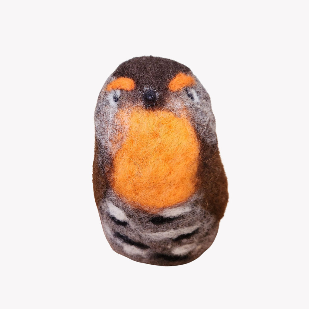 Figura Ave Nativa Chucao Vellón Agujado - Witralun