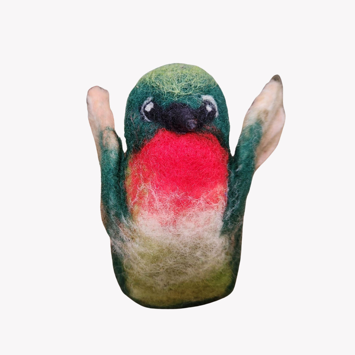 Figura Ave Nativa Colibrí Vellón Agujado - Witralun