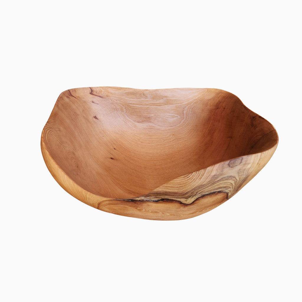 Fuente de Madera de Mañío Escultural para Decoración - Witralun (31x24x14 cm)