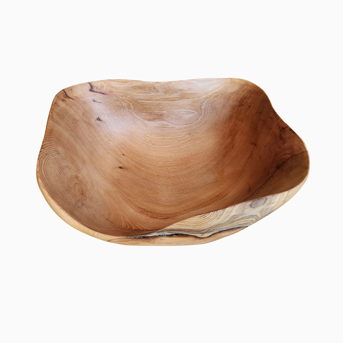 Fuente de Madera de Mañío Escultural para Decoración - Witralun (31x24x14 cm)