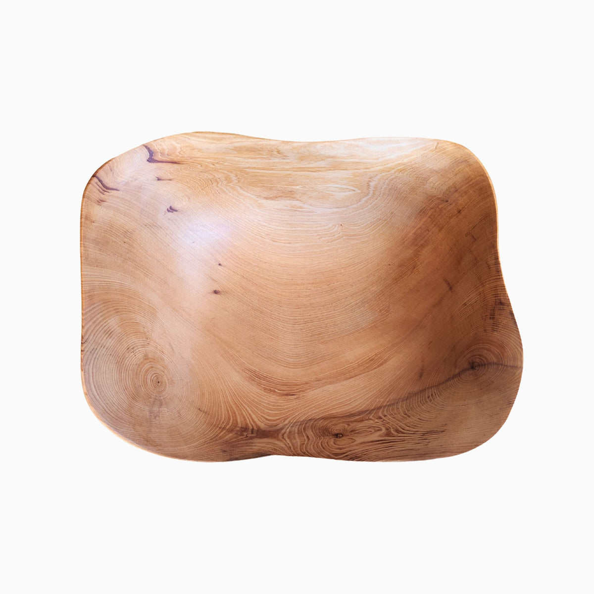 Fuente de Madera de Mañío Escultural para Decoración - Witralun (31x24x14 cm)