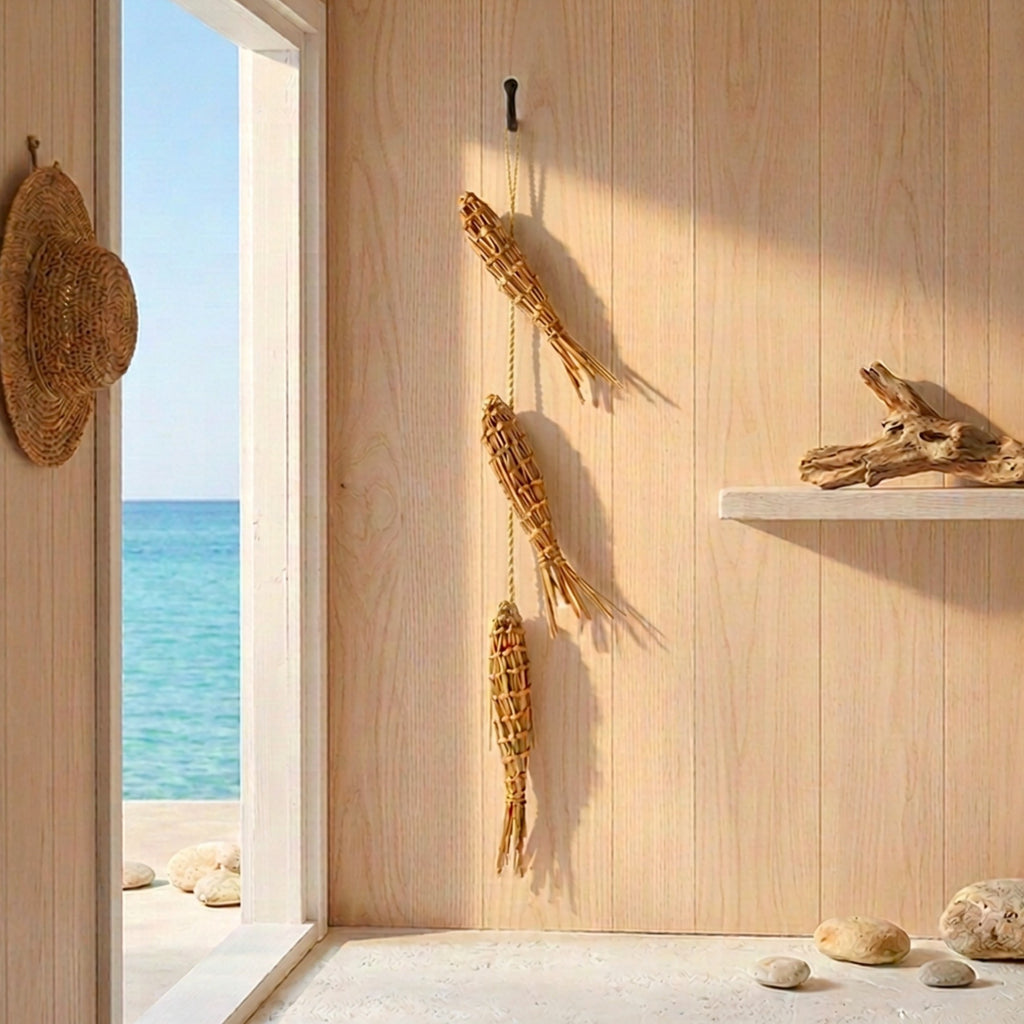 Colgante de Pescados de Junquillo Decorativo - Witralun