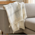 Manta de Lana Merino a Telar Peine Lago Ranco 140x70 cm - a pedido Witralun