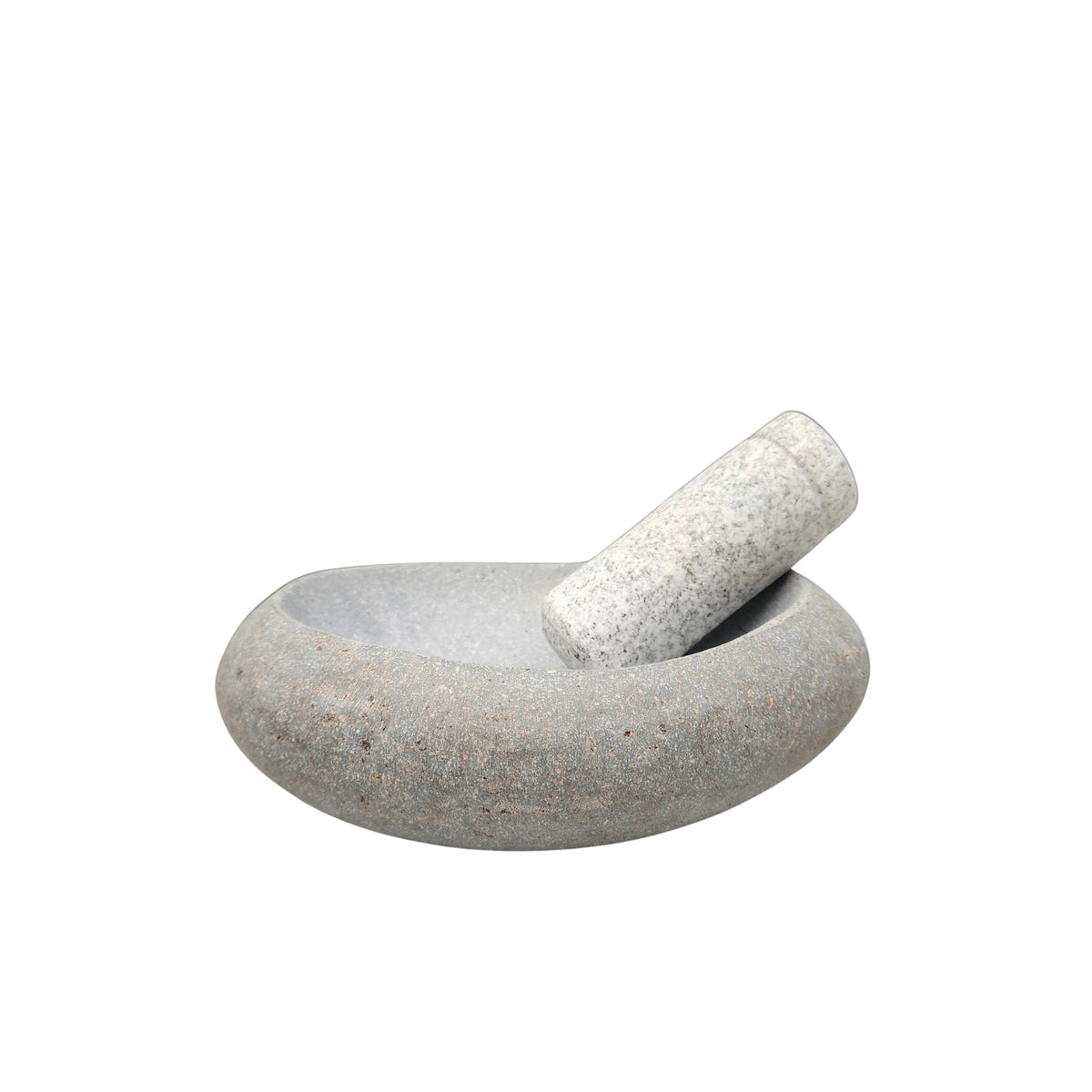 Mortero de Piedra Redondo Mediano 29x21x10 cm - Witralun