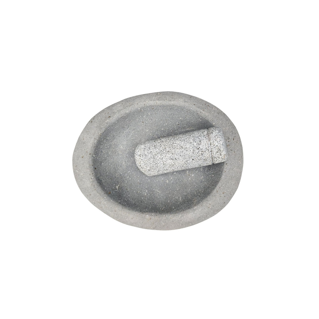 Mortero de Piedra Redondo Pequeño 23x18x8 cm - Witralun