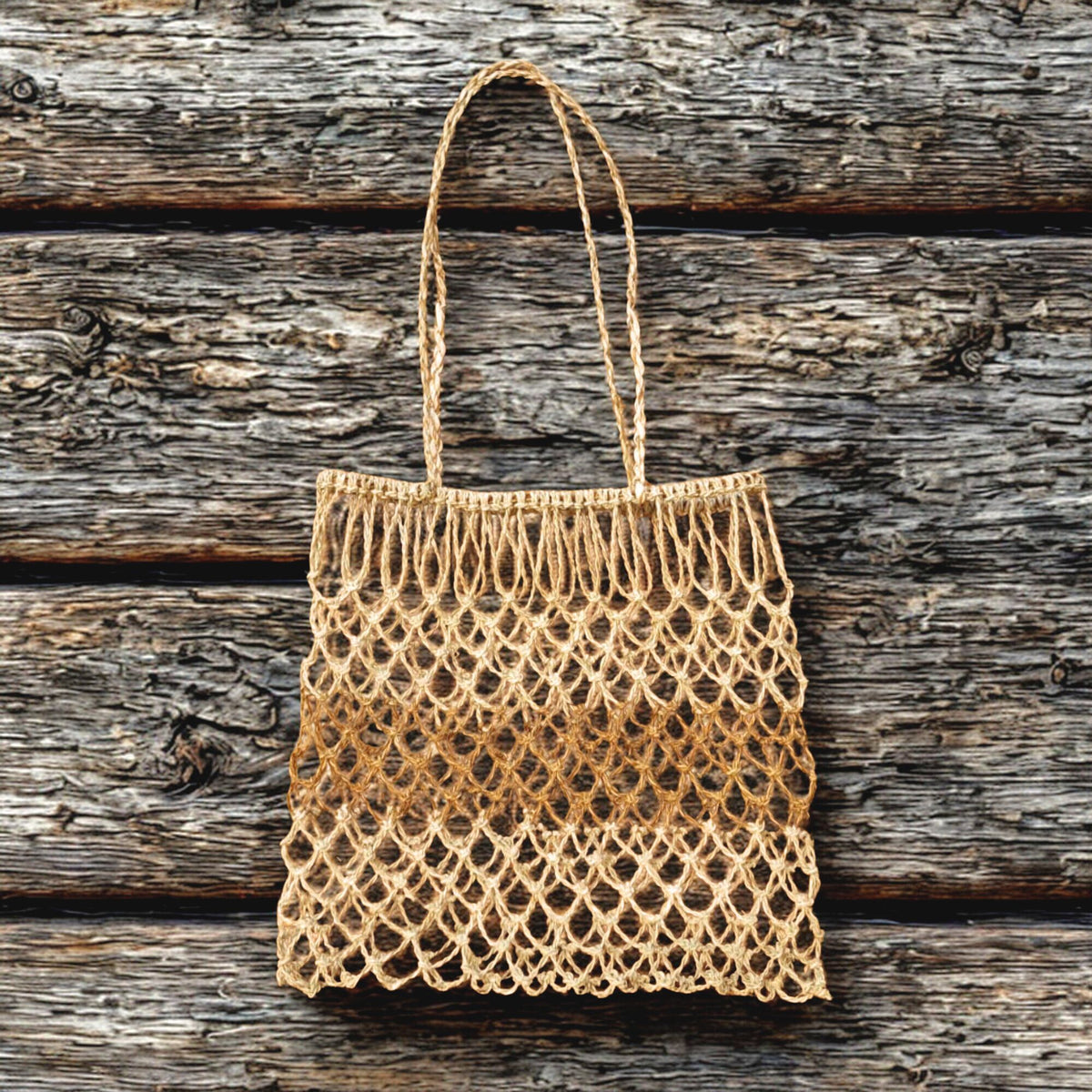 Bolsa Pilwa del Lago Budi Tradicional Mediana con Franja Café - Witralun