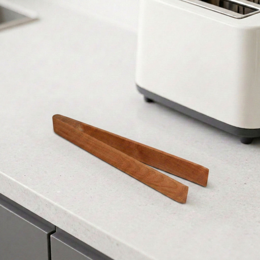 Pinza de Madera de Raulí 20 cm para Tostador de Pan - Witralun
