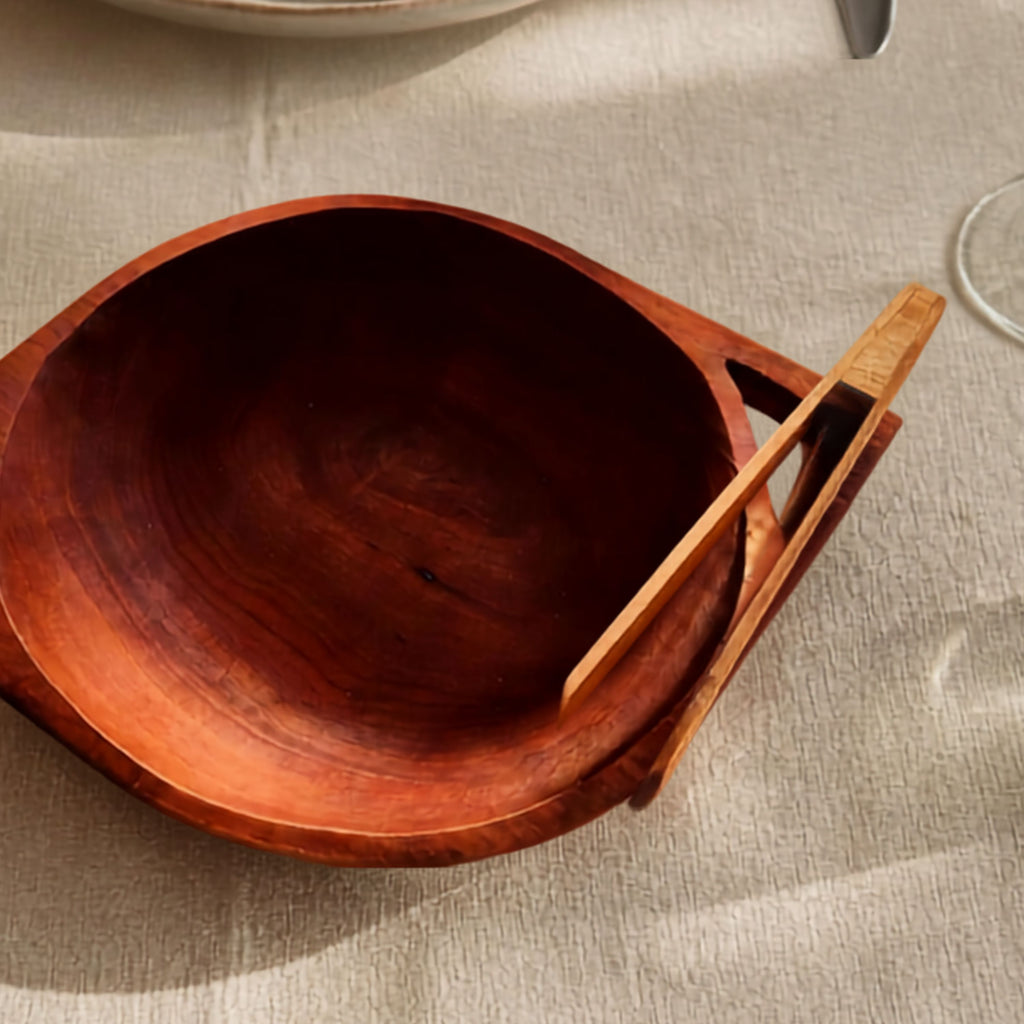 Pinza de Madera de Raulí 20 cm para Tostador de Pan - Witralun
