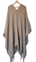 Poncho de Lana de Alpaca Tejido a Mano - a pedido Witralun