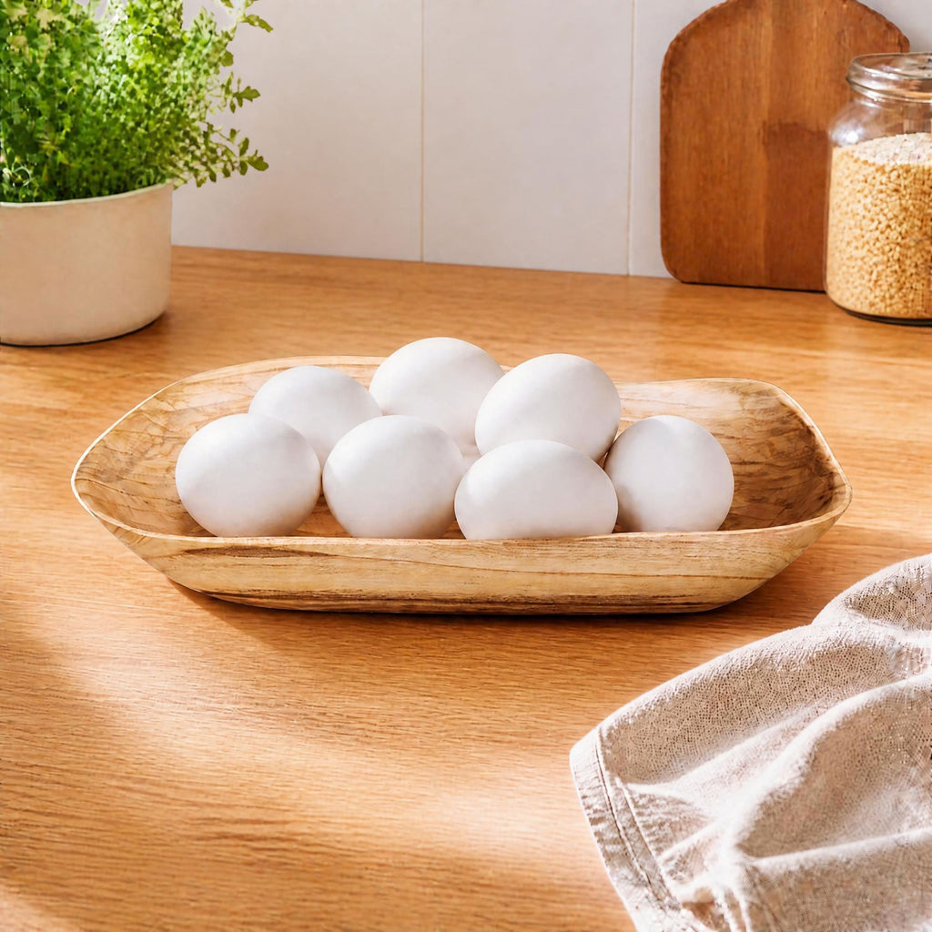 Porta Huevos de Madera Nativa de Coigüe para Cocina - Witralun