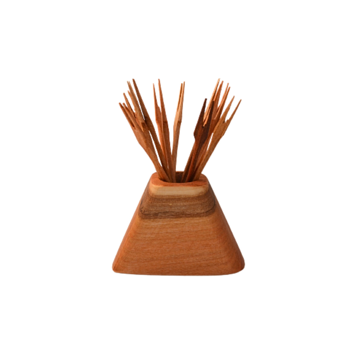 Porta 12 Pinchos de Madera Nativa Triangular - Witralun