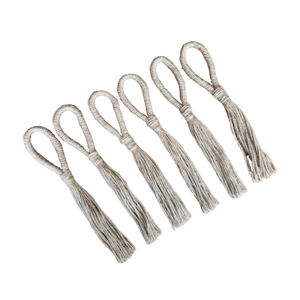 Set 6 Porta Servilletas de Yute y Cobre - Witralun