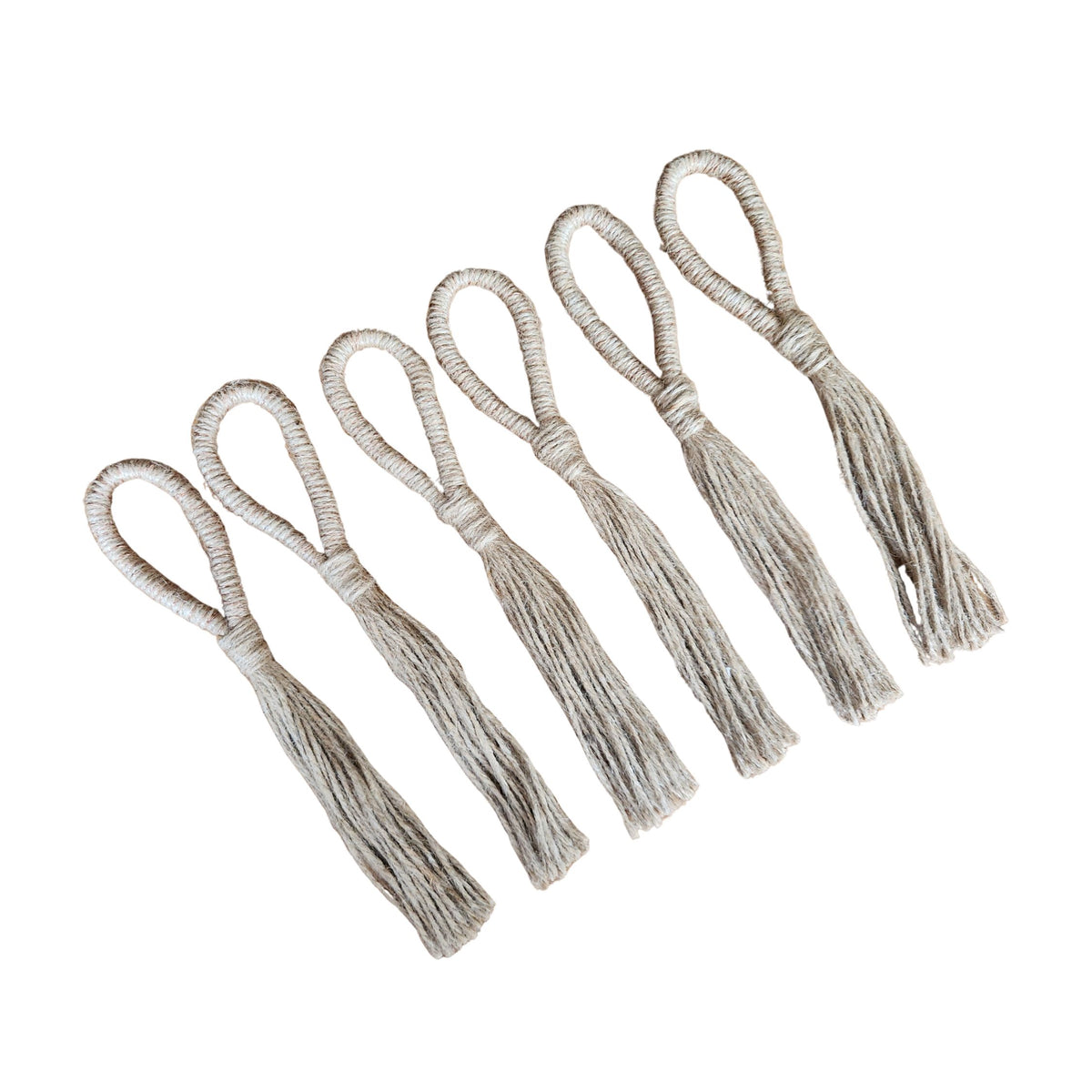 Set 6 Porta Servilletas de Yute y Cobre - Witralun