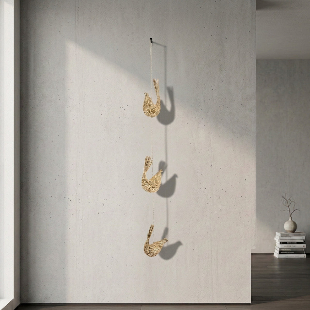 Colgante de Palomas de Junquillo Decorativo - Witralun