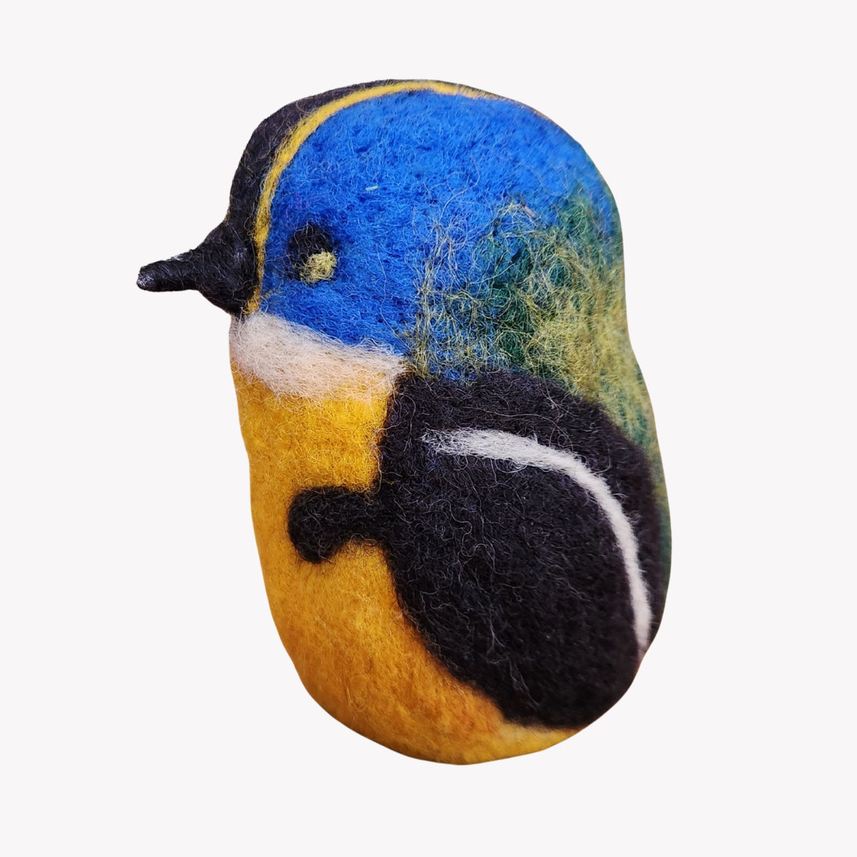 Figura Ave Nativa Siete Colores Vellón Agujado - Witralun