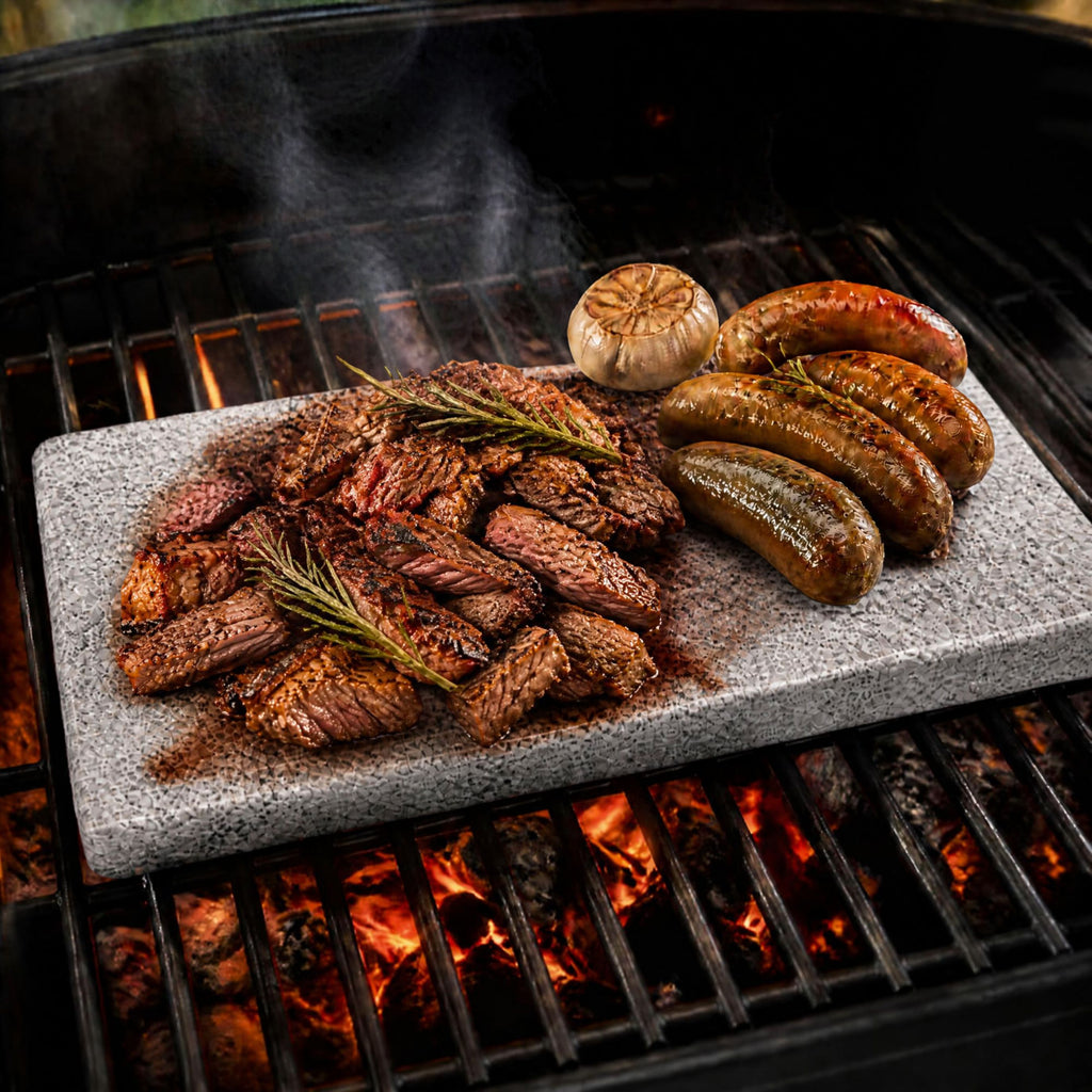 Tabla de Piedra para Parrilla y Asados - Witralun (25,5x13 cm)