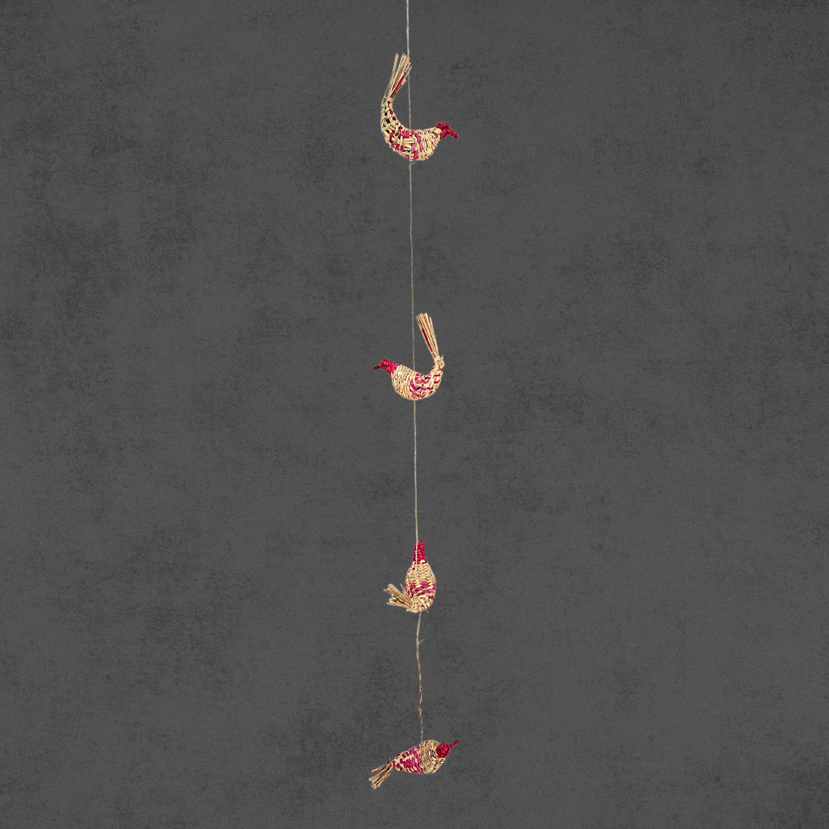 Colgante de Pajaritos de Junquillo Decorativo - Witralun