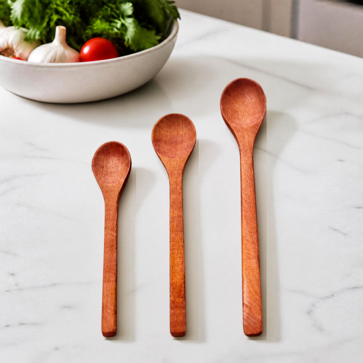 Set de 3 Cucharas de Madera para Cocina - Witralun