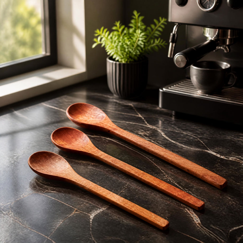Set de 3 Cucharas de Madera para Cocina - Witralun